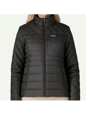 New Patagonia Women's Black Quilted Insulated Jacket size m